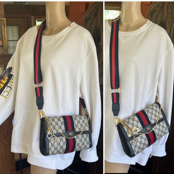 🚫SOLD on ♏️🚫STUNNING GUCCI SUPREME🔥💙 SUPER SHARP ATTRACTIVE SEXY ELEGANT EUC - Picture 8 of 16